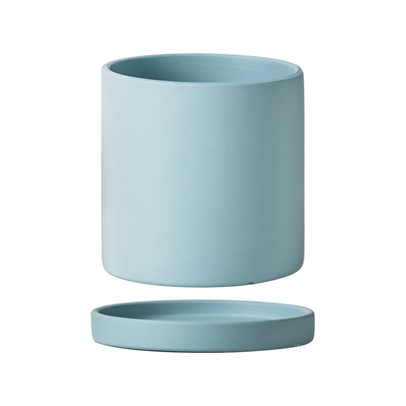 Nordic ceramic flower pot for decorative succulent plants