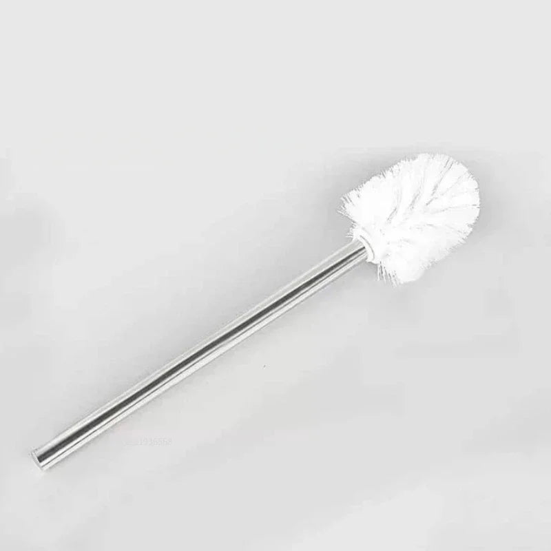 Stainless steel toilet cleaning brush