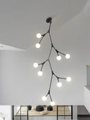 Modern glass chandelier for elegant nordic interiors