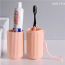 Creative travel toothbrush cup