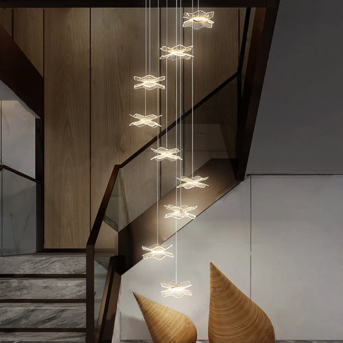 Modern designer ceiling light for elegant indoor lighting - vue 3 sur 12