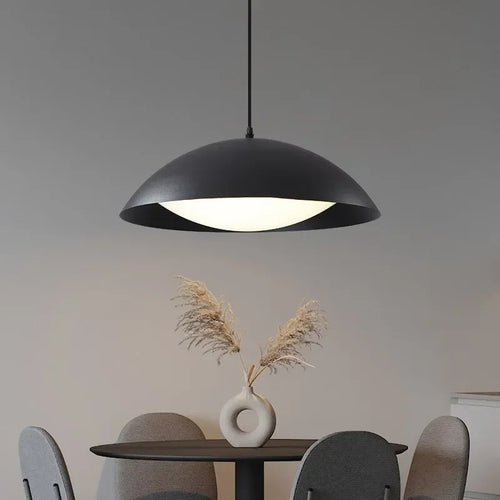 Modern minimalist iron pendant light for interiors - vue 2 sur 10