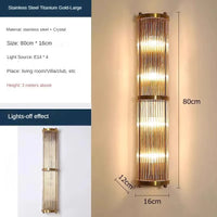 Luxury style crystal wall lamp for an elegant atmosphere