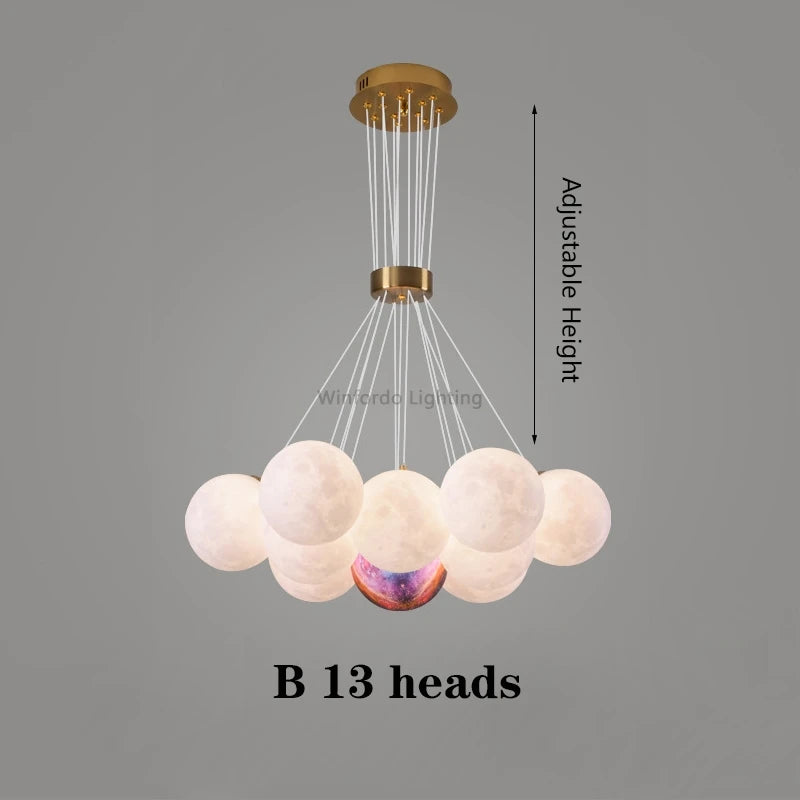 suspension led 3d lustre éclairage winfordo