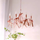Cute romantic chandelier for children's room lighting decor