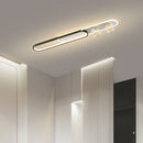 Simple luxury modern starry flush mount chandelier