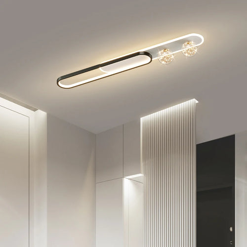 Simple luxury modern starry flush mount chandelier - vue 3 sur 14