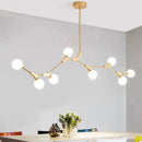 Nordic glass design chandelier for elegant lighting