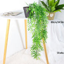 Decorative artificial hanging plants for indoor and garden