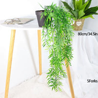 Decorative artificial hanging plants for indoor and garden