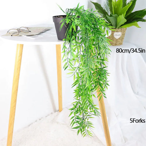 Decorative artificial hanging plants for indoor and garden