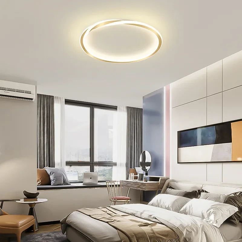 Modern LED ceiling light for elegant interior decor - vue 4 sur 18