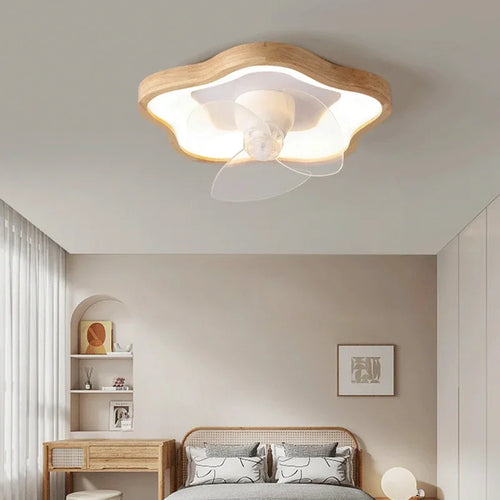 Nordic creative oscillating ceiling light with LED and remote control - vue 3 sur 11