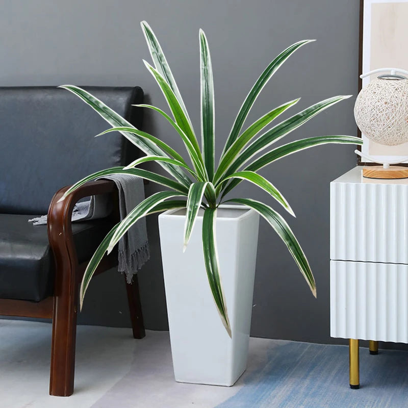 Artificial cymbidium plants for indoor and outdoor garden decor - vue 3 sur 9