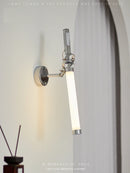 Nordic style industrial metal wall light with LED lampshade