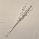 Festive New Year 2024 decoration with sparkling berries and flowers