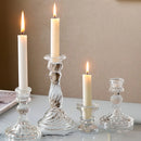 Nordic glass candle holder for romantic moments