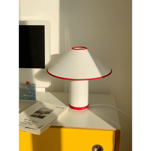 Nordic design retro cotton decorative table lamp - vue 2 sur 8