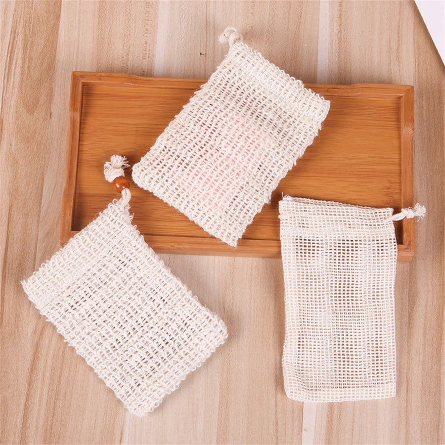 natural sisal soap bag for exfoliation - vue 5 sur 6