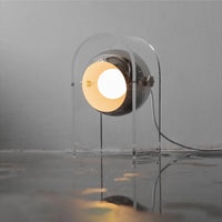 Modern acrylic designer bedside lamp for contemporary interiors