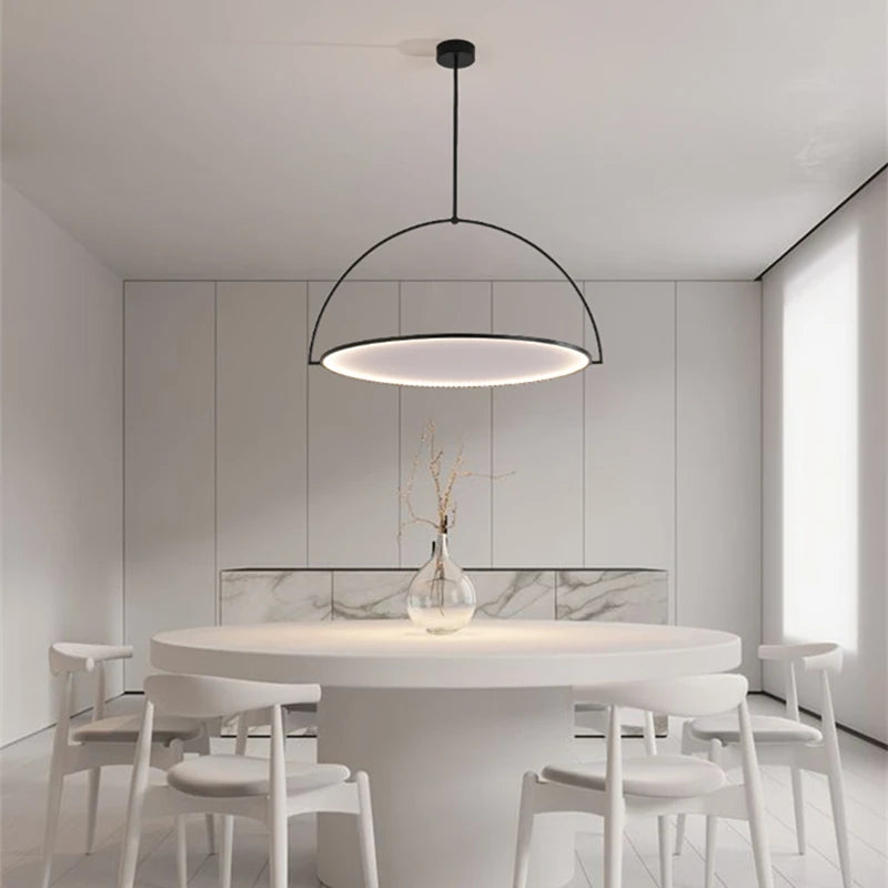 Nordic style simplistic LED pendant ceiling light for indoors