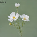 Silk artificial flower branch for wedding decoration