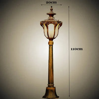 Waterproof outdoor lamp for garden and pathway lighting