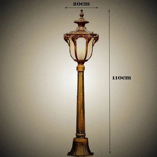Waterproof outdoor lamp for garden and pathway lighting