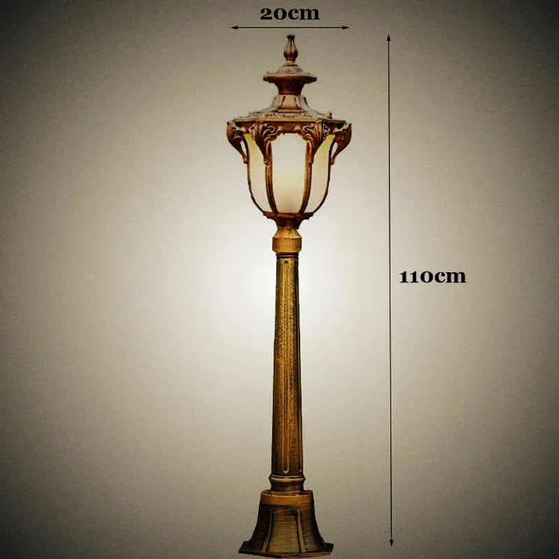 Waterproof outdoor lamp for garden and pathway lighting