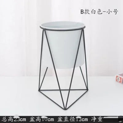 modern iron plant stand for indoor and outdoor decoration - vue 17 sur 18