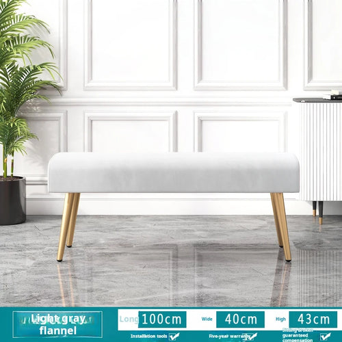soft shoe bench for entrance hall and living room - vue 11 sur 18