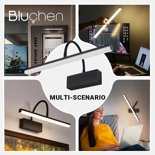 Rechargeable wall light with flexible arm for indoor lighting - vue 5 sur 7