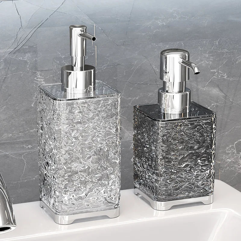 refillable acrylic soap dispenser for daily use