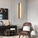 Marble and copper wall light