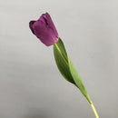 Set of 5 artificial tulips for realistic decoration