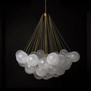 Modern glass ball LED pendant chandelier nordic suspended