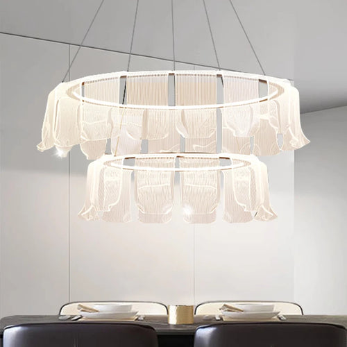 Modern and creative acrylic LED pendant light - vue 4 sur 9