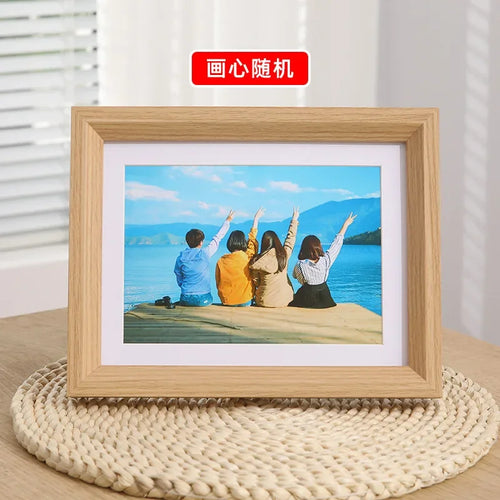 Minimalist wooden photo frame for interior decor and gifts - vue 10 sur 11