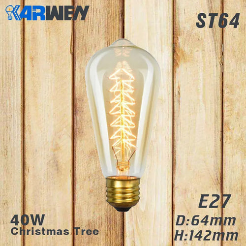 Vintage edison filament bulb set of six - vue 14 sur 18