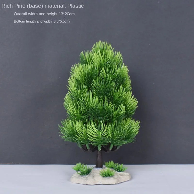 Artificial bonsai plant in plastic for interior decoration - vue 36 sur 41