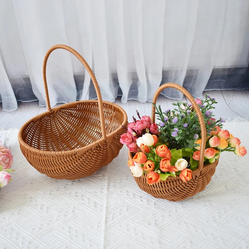 Handwoven multi-purpose storage basket