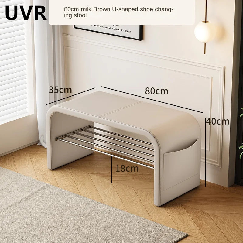 modern lightweight and luxurious bed stool for home - vue 3 sur 6