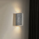 Japanese wabi-sabi retro cement LED wall light