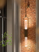 Art deco wall light in glass and gold metal with elegant design for interiors