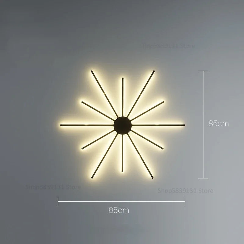 Modern creative wall light for stylish interior decor - vue 21 sur 22