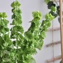 Set of 5 artificial elephant ear leaves for decoration and arrangements