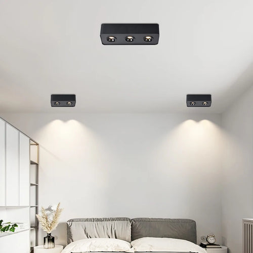 Smart mijia ultra-thin four-head square COB spotlight for home - vue 2 sur 16