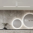 Long minimalist ceiling lamps for various spaces