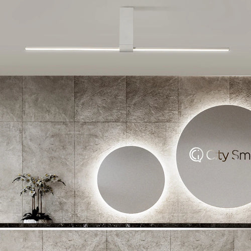 Long minimalist ceiling lamps for various spaces - vue 5 sur 12