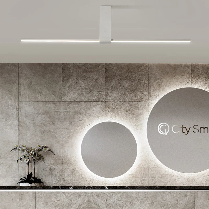 Long minimalist ceiling lamps for various spaces - vue 4 sur 12